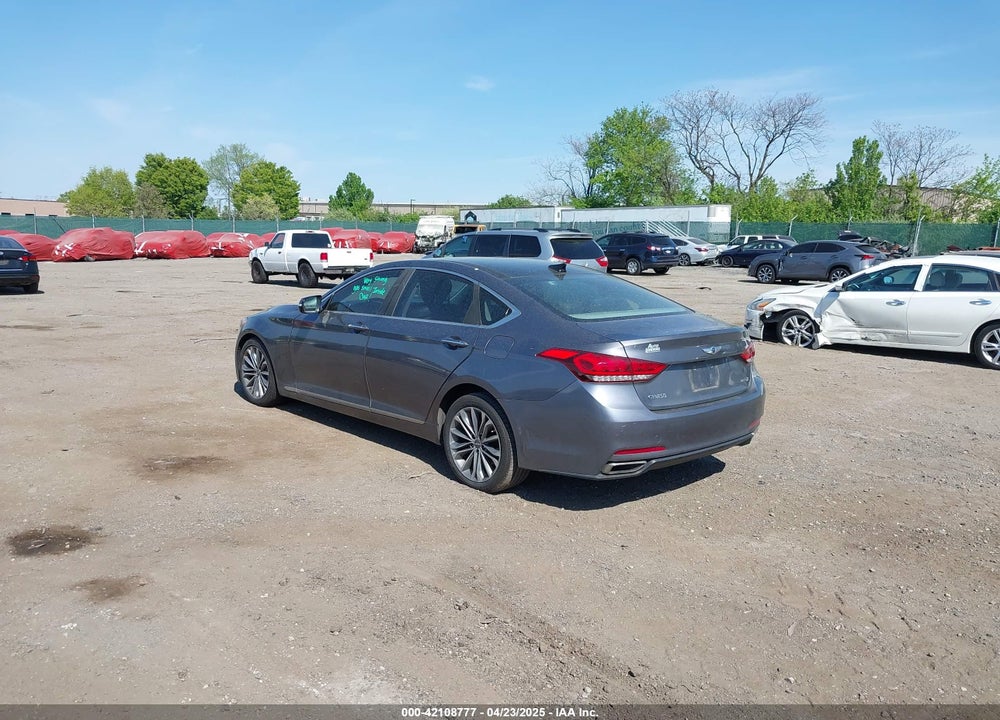 2016 HYUNDAI GENESIS VIN: KMHGN4JE2GU126425
