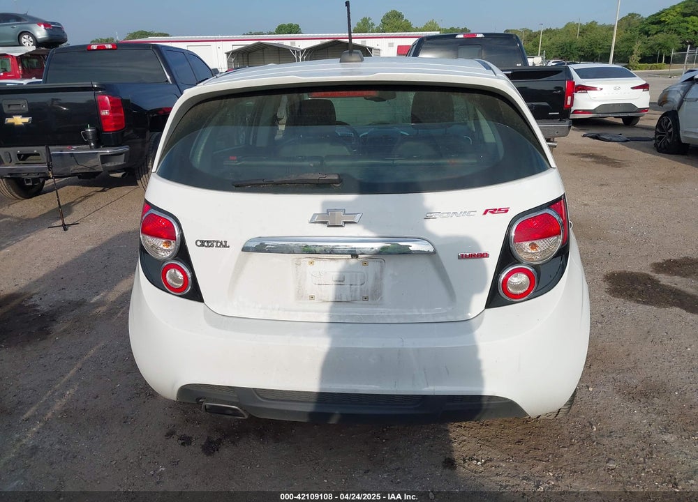2015 CHEVROLET SONIC RS AUTO VIN: 1G1JG6SB2F4185485