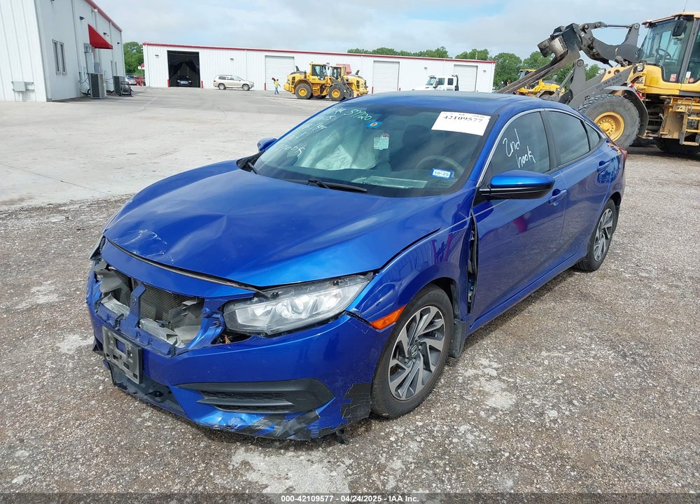 2017 HONDA CIVIC EX VIN: 19XFC2F75HE081307