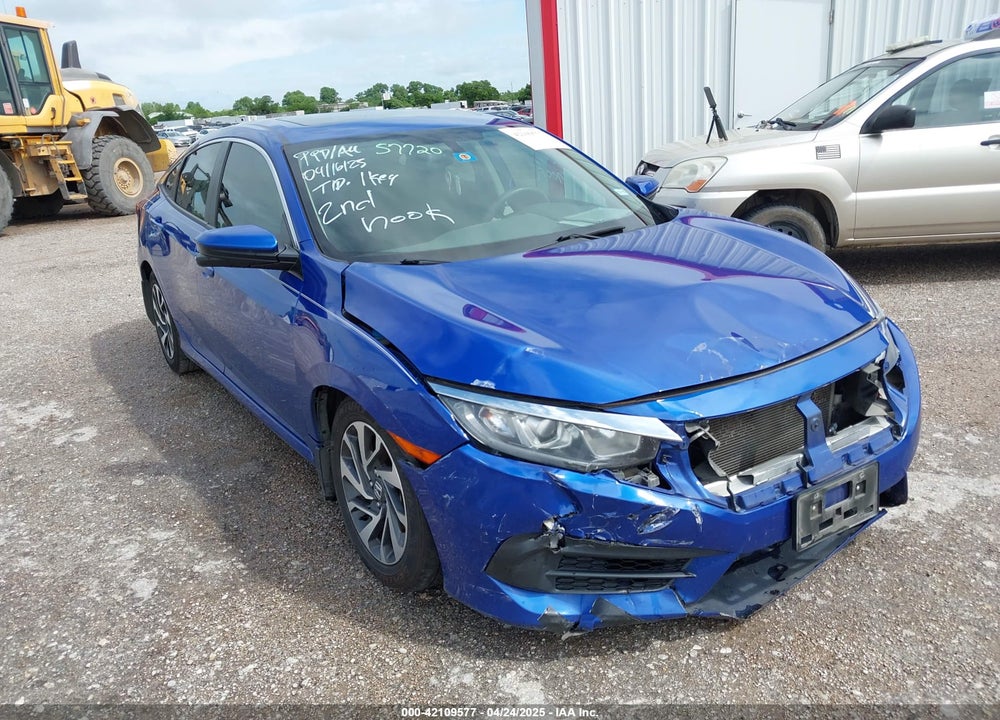 2017 HONDA CIVIC EX VIN: 19XFC2F75HE081307