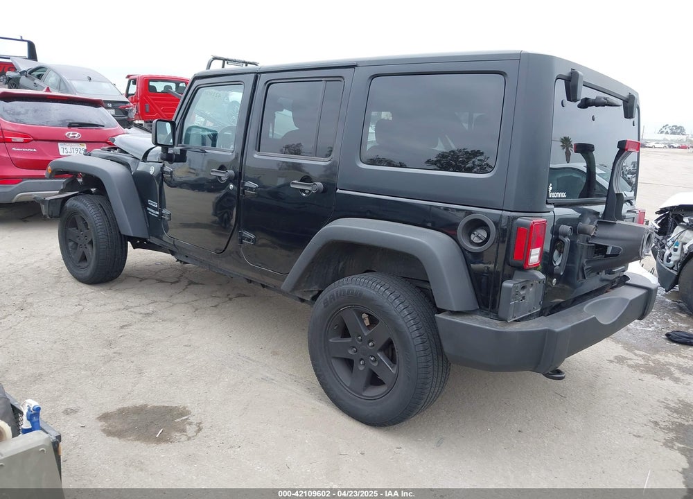 2014 JEEP WRANGLER UNLIMITED SPORT VIN: 1C4BJWDG5EL222524