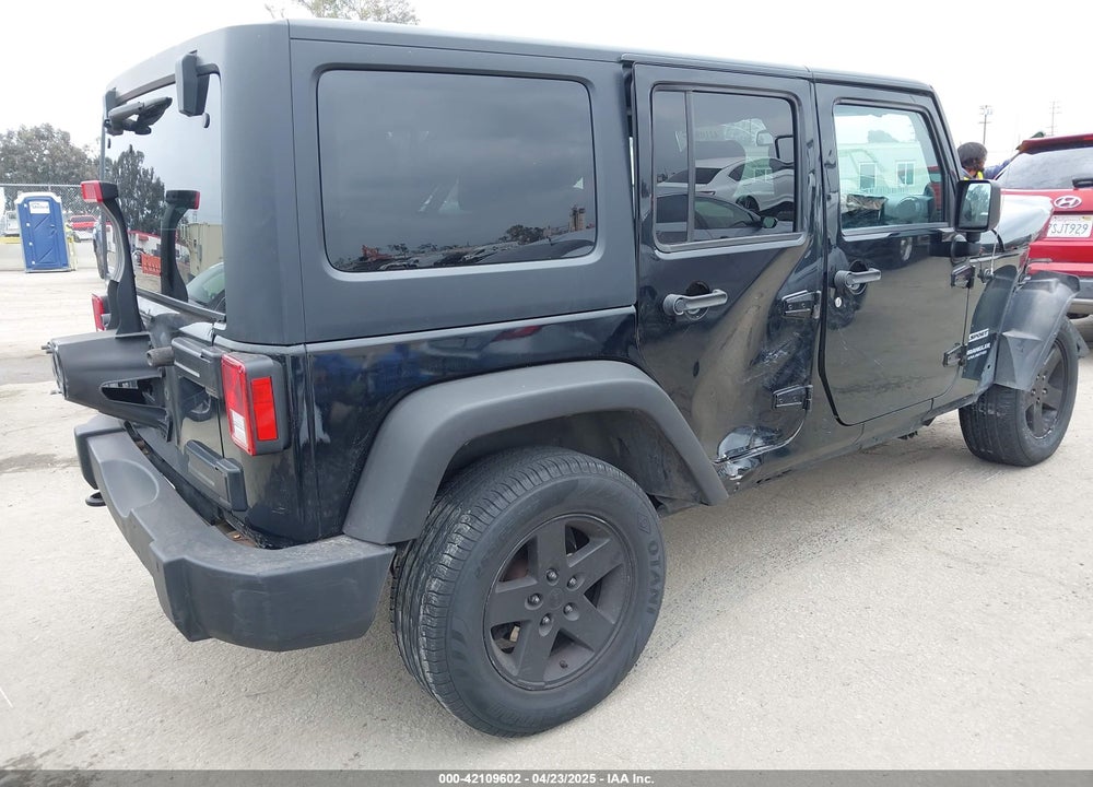 2014 JEEP WRANGLER UNLIMITED SPORT VIN: 1C4BJWDG5EL222524