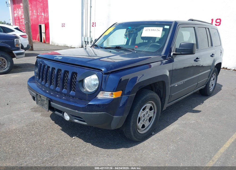2017 JEEP PATRIOT SPORT 4X4 VIN: 1C4NJRBB5HD165357