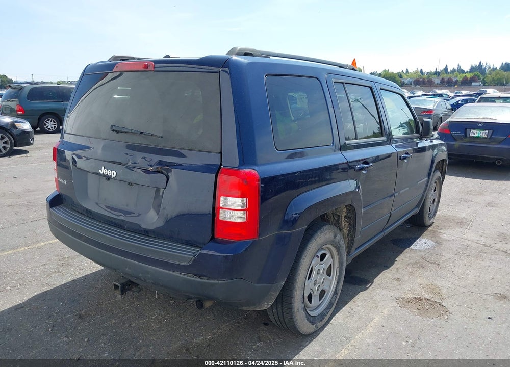 2017 JEEP PATRIOT SPORT 4X4 VIN: 1C4NJRBB5HD165357