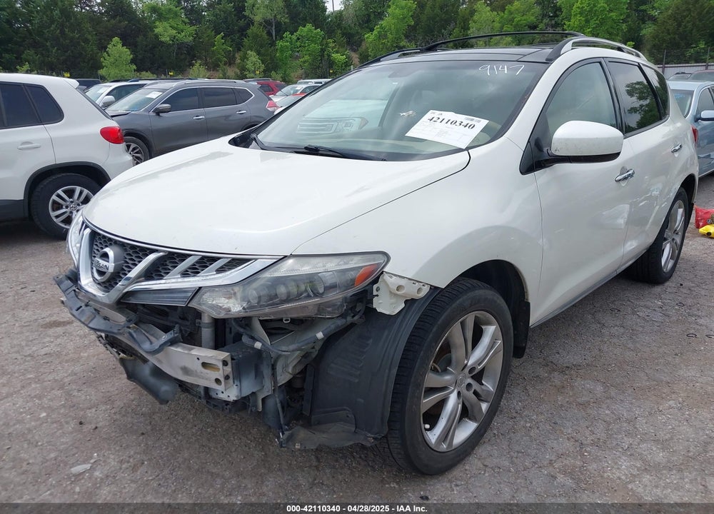 2011 NISSAN MURANO VIN: JN8AZ1MW7BW159147