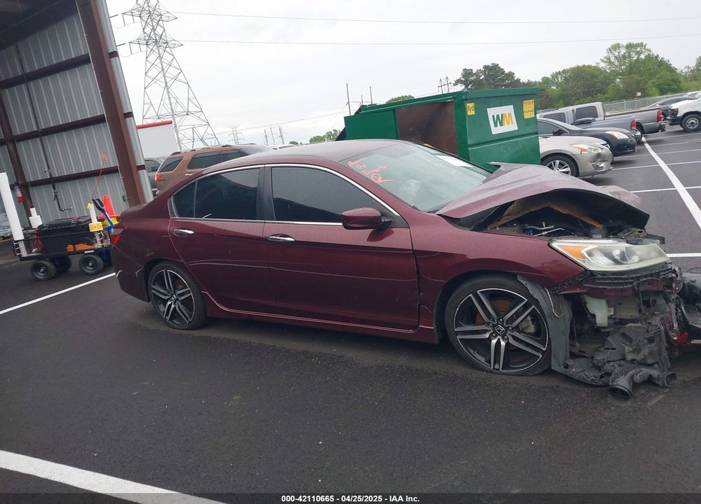 2017 HONDA ACCORD SPORT VIN: 1HGCR2F52HA192756