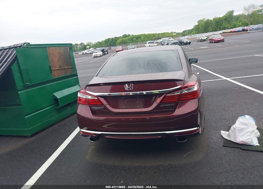2017 HONDA ACCORD SPORT VIN: 1HGCR2F52HA192756