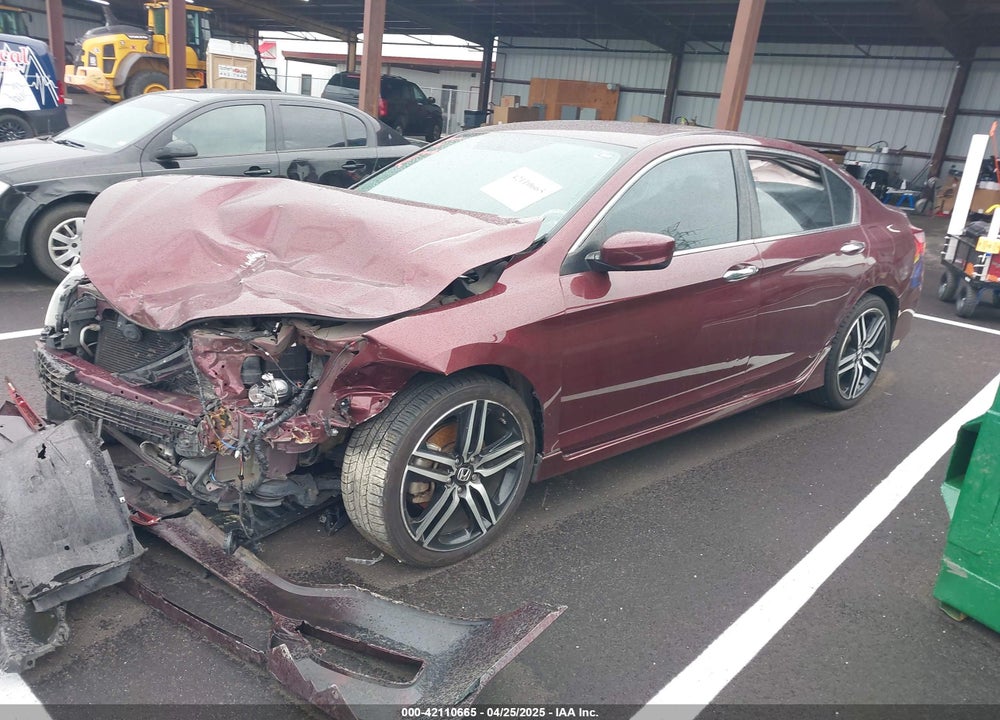 2017 HONDA ACCORD SPORT VIN: 1HGCR2F52HA192756