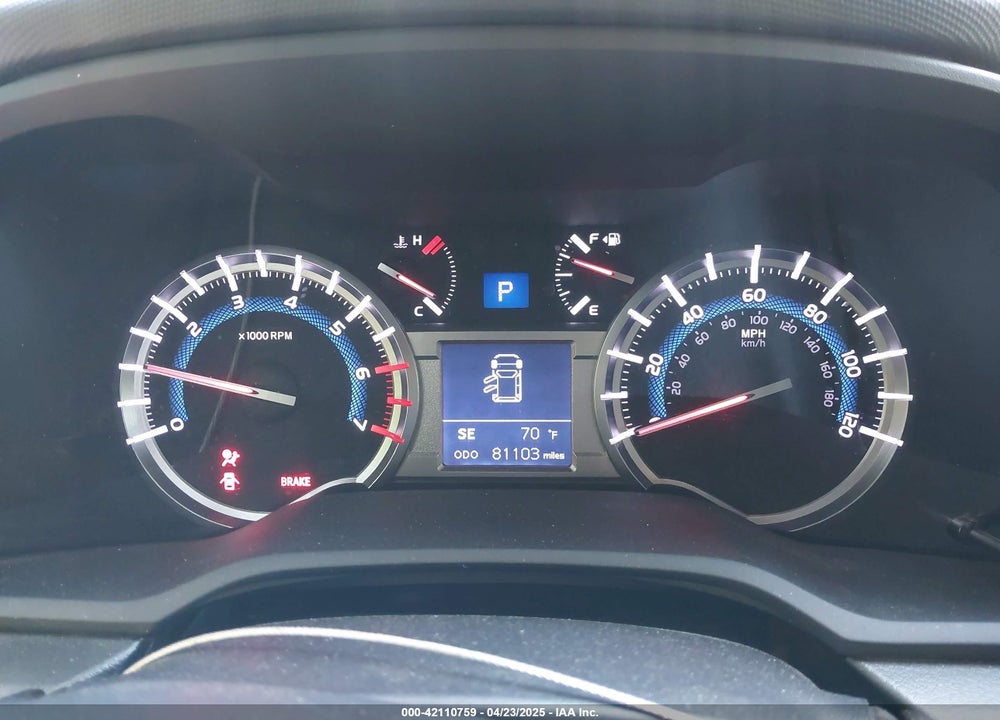 2019 TOYOTA 4RUNNER VIN: JTEBU5JR5K5627964