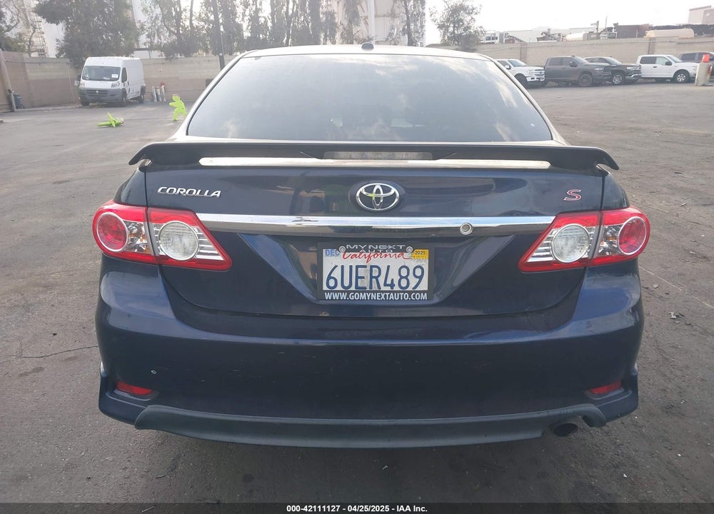 2011 TOYOTA COROLLA S VIN: 2T1BU4EE8BC718171