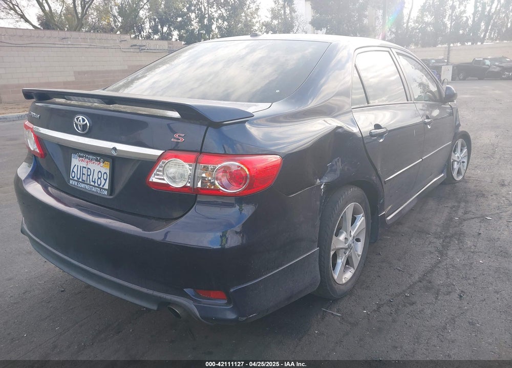 2011 TOYOTA COROLLA S VIN: 2T1BU4EE8BC718171