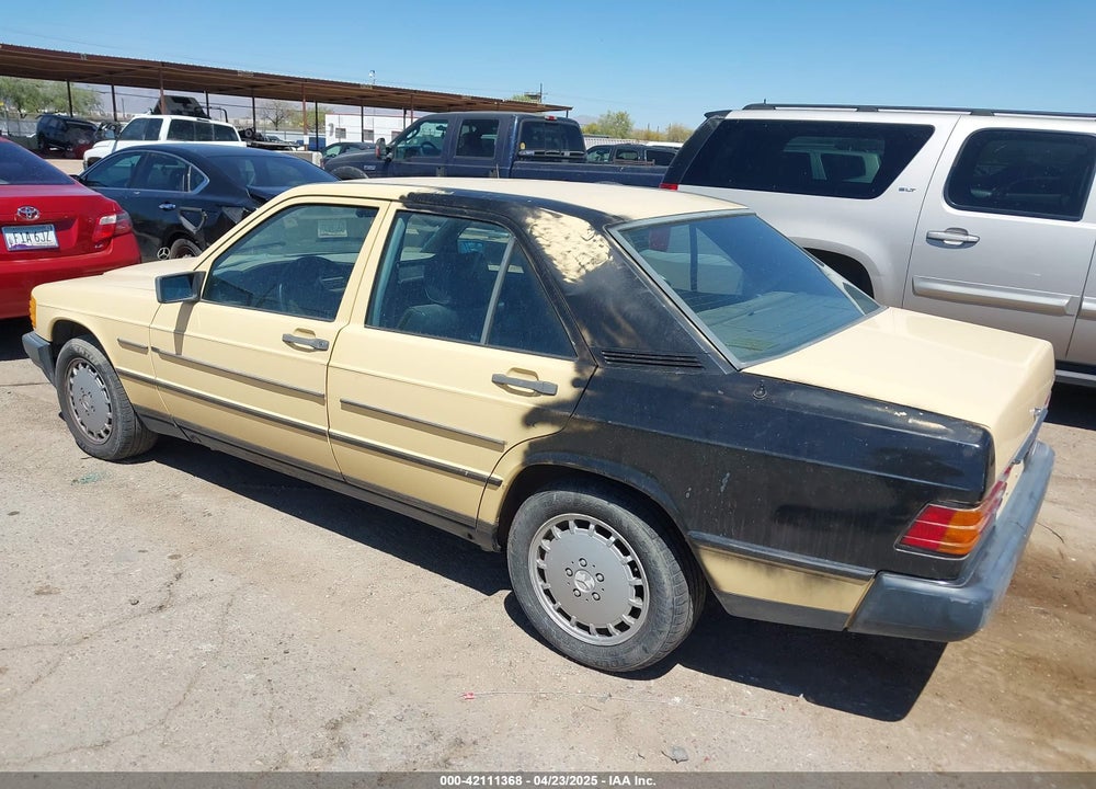 1985 MERCEDES-BENZ 190 E 2.3 VIN: WDBDA24C3FF107644