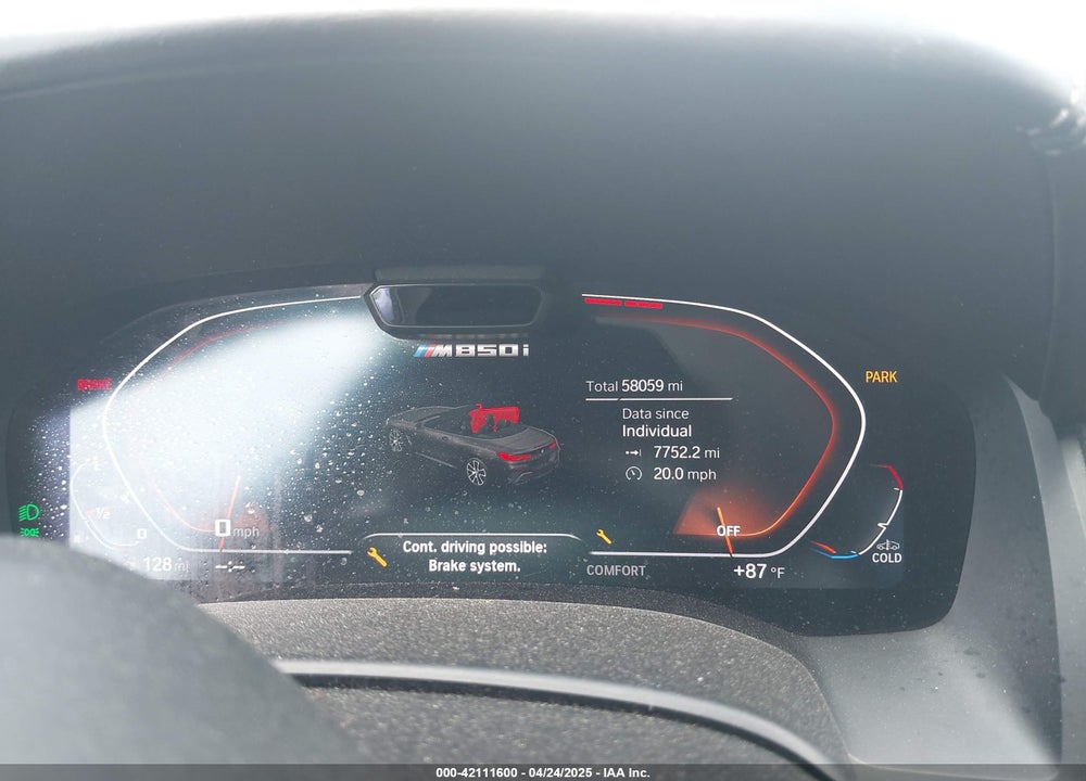 2019 BMW M850I VIN: WBAFY4C5XKBX39317