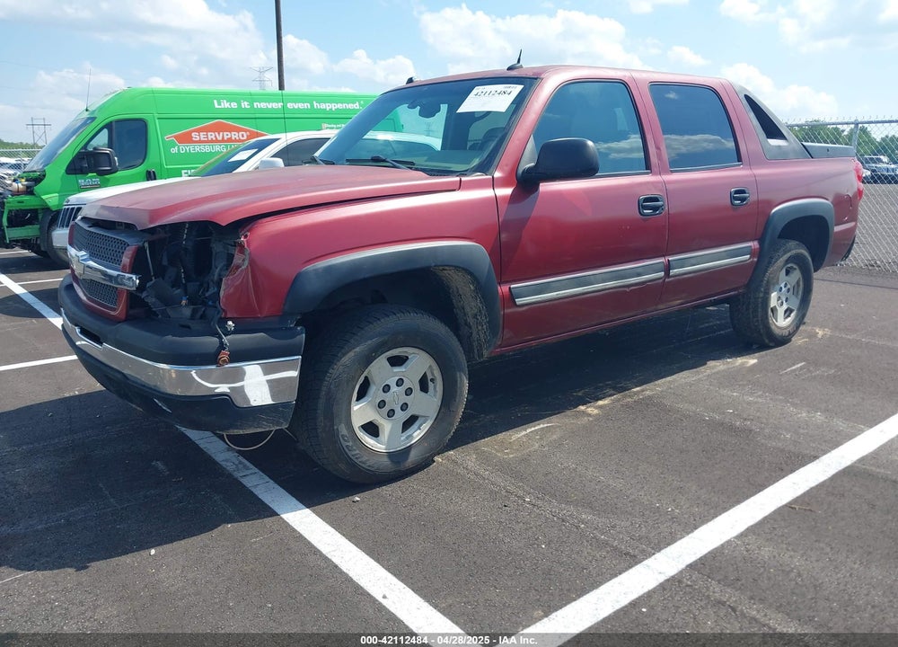 2004 CHEVROLET AVALANCHE 1500 VIN: 3GNEK12T94G197143