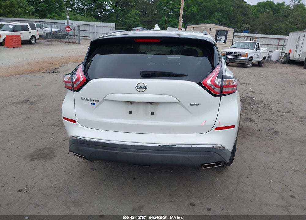 2017 NISSAN MURANO VIN: 5N1AZ2MG9HN109239