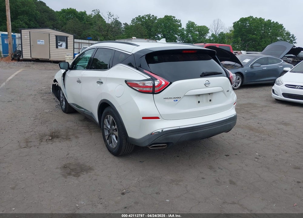 2017 NISSAN MURANO VIN: 5N1AZ2MG9HN109239