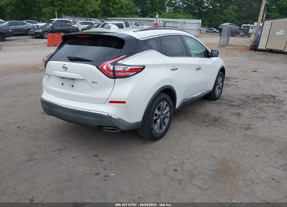 2017 NISSAN MURANO VIN: 5N1AZ2MG9HN109239