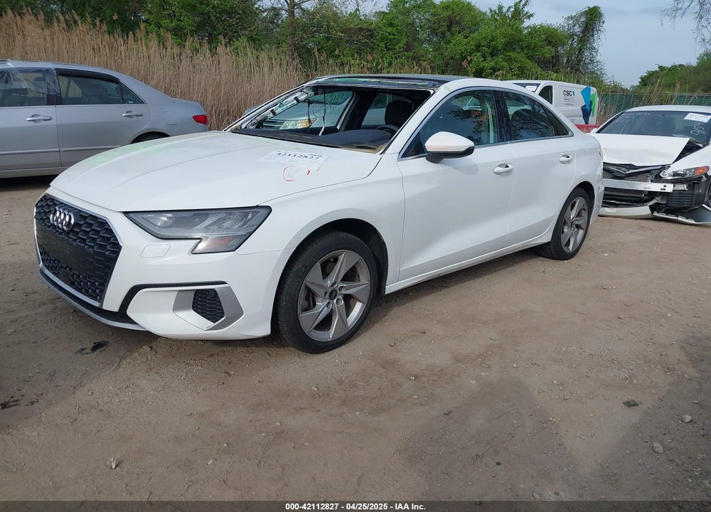 2022 AUDI A3 PREMIUM 40 TFSI FRONT-WHEEL DRIVE S TRONIC VIN: WAUAUDGY2NA033575