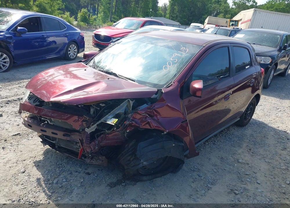 2018 MITSUBISHI MIRAGE ES VIN: ML32A3HJXJH005913