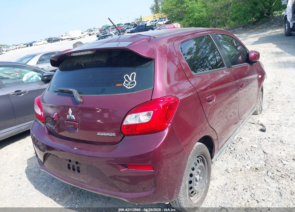 2018 MITSUBISHI MIRAGE ES VIN: ML32A3HJXJH005913