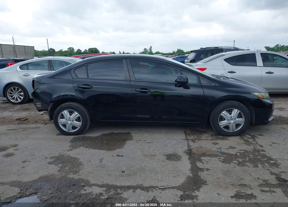 2013 HONDA CIVIC VIN: 2HGFB2F51DH558378