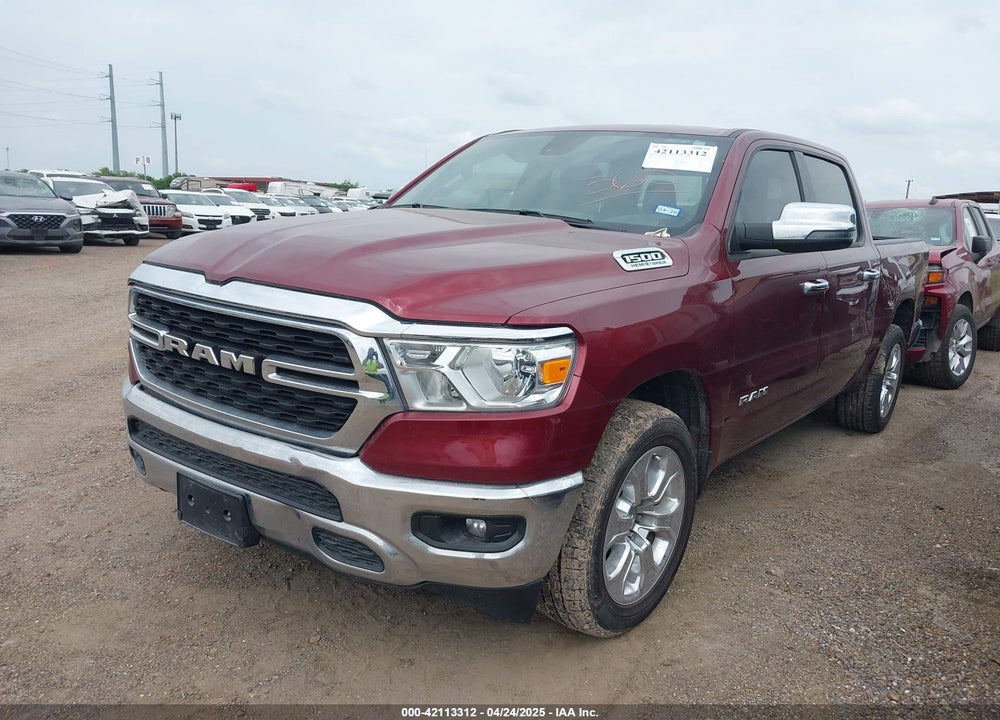 2023 RAM 1500 LONE STAR 4X4 5'7 BOX VIN: 1C6SRFFT2PN702988