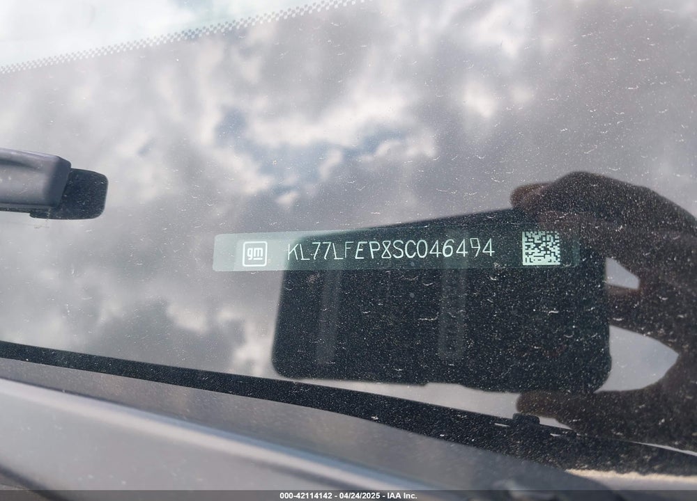 2025 CHEVROLET TRAX VIN: KL77LFEP8SC046494