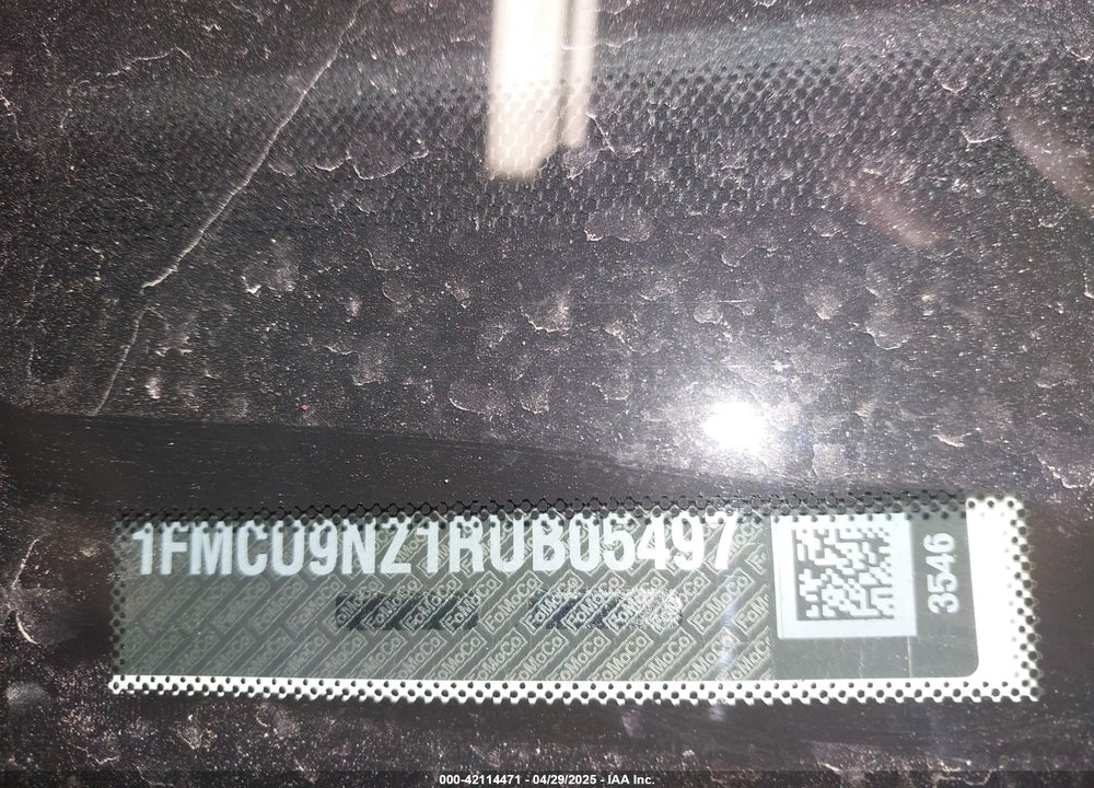 2024 FORD ESCAPE VIN: 1FMCU9NZ1RUB05497