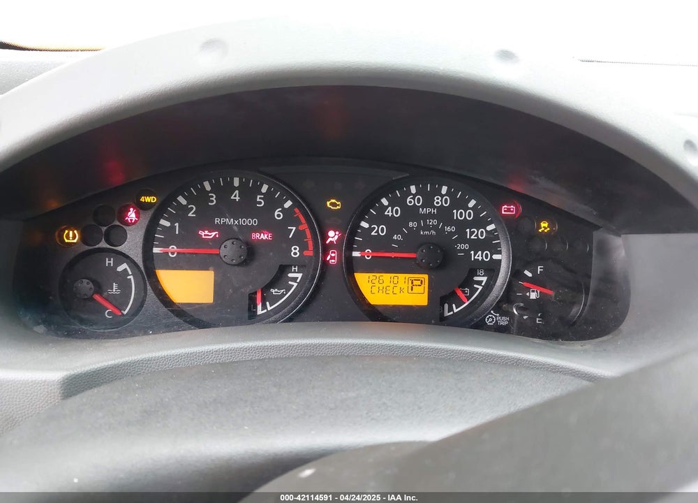 2012 NISSAN XTERRA VIN: 5N1AN0NW8CC520285