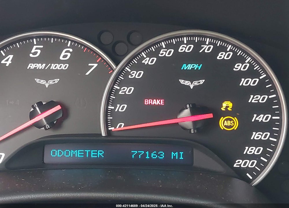 2007 CHEVROLET CORVETTE VIN: 1G1YY25U375117743