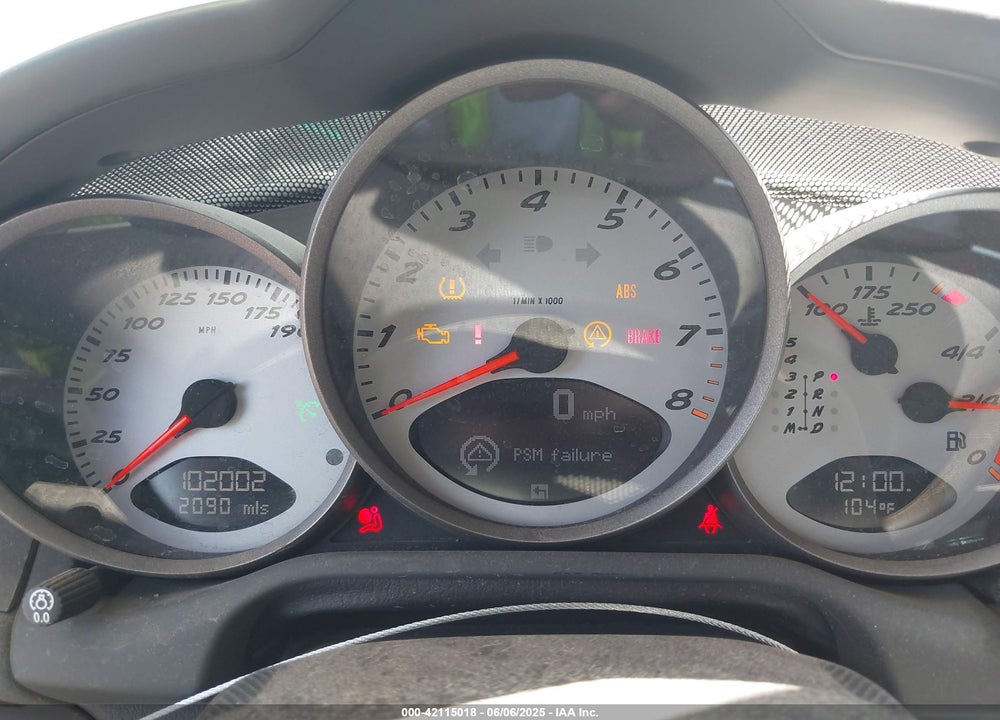 2007 PORSCHE CAYMAN S VIN: WP0AB29897U781381