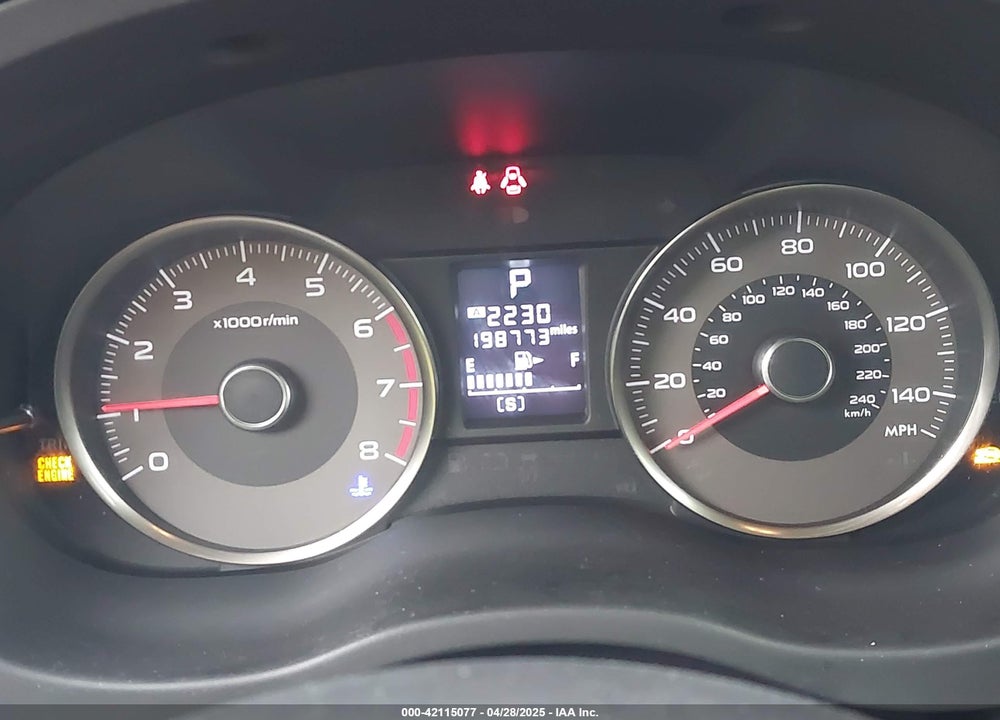 2016 SUBARU FORESTER VIN: JF2SJGDC0GH489788