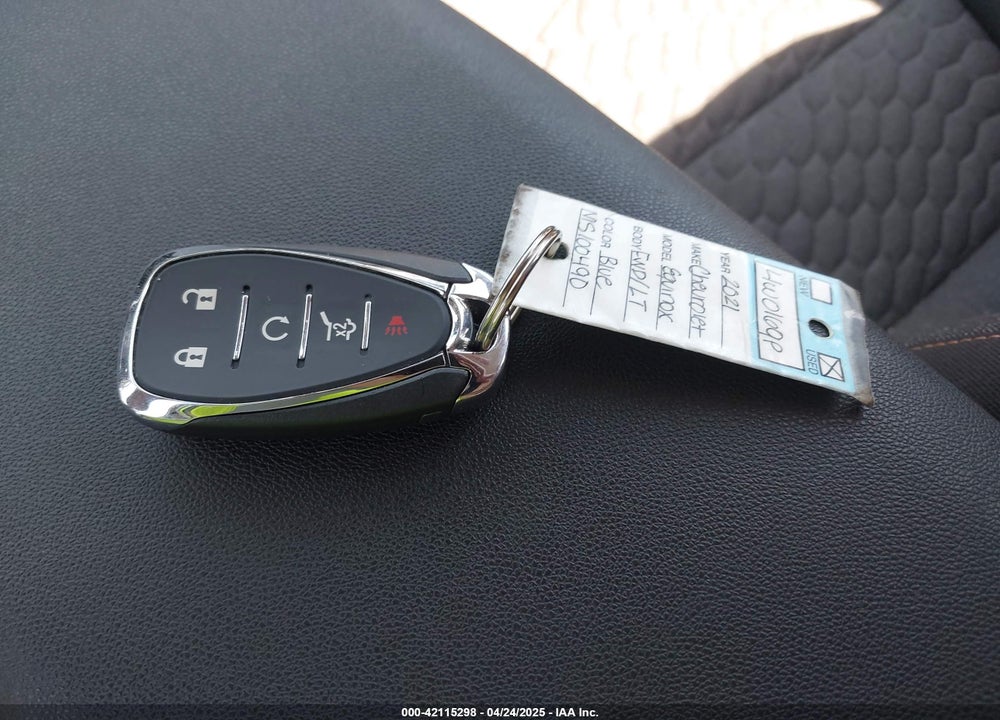 2021 CHEVROLET EQUINOX VIN: 3GNAXKEV7MS100490