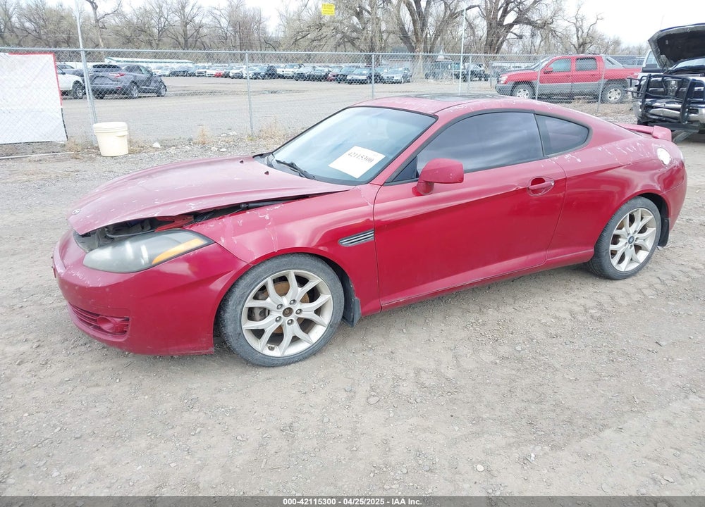 2007 HYUNDAI TIBURON GT/GT LIMITED/SE VIN: KMHHN66F67U251509