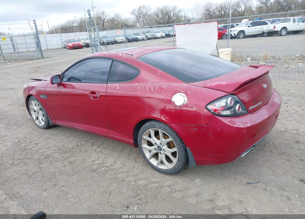 2007 HYUNDAI TIBURON GT/GT LIMITED/SE VIN: KMHHN66F67U251509