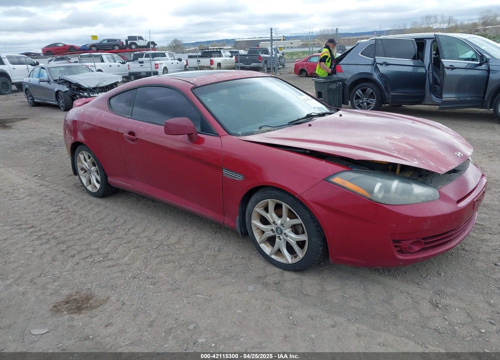 2007 HYUNDAI TIBURON GT/GT LIMITED/SE VIN: KMHHN66F67U251509