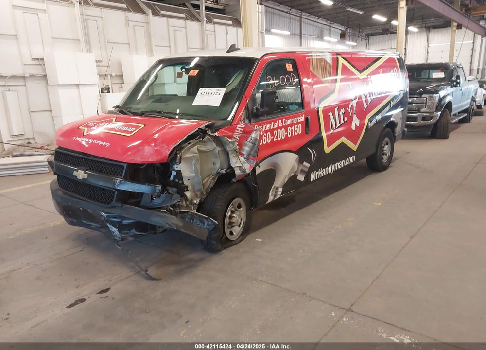 2018 CHEVROLET EXPRESS 2500 WORK VAN VIN: 1GCWGBFP8J1250684