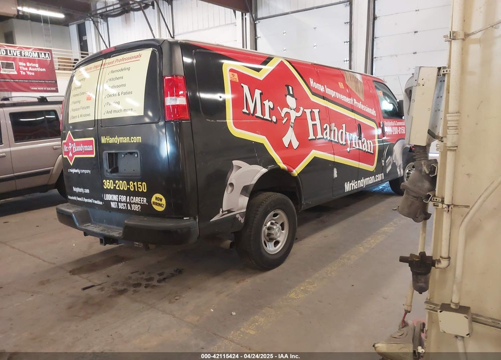 2018 CHEVROLET EXPRESS 2500 WORK VAN VIN: 1GCWGBFP8J1250684