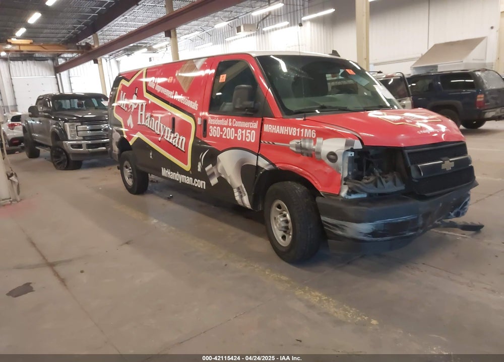 2018 CHEVROLET EXPRESS 2500 WORK VAN VIN: 1GCWGBFP8J1250684