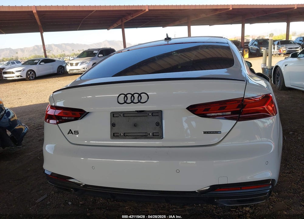 2023 AUDI A5 SPORTBACK PREMIUM PLUS 45 TFSI S LINE QUATTRO S TRONIC VIN: WAUFACF50PA037465