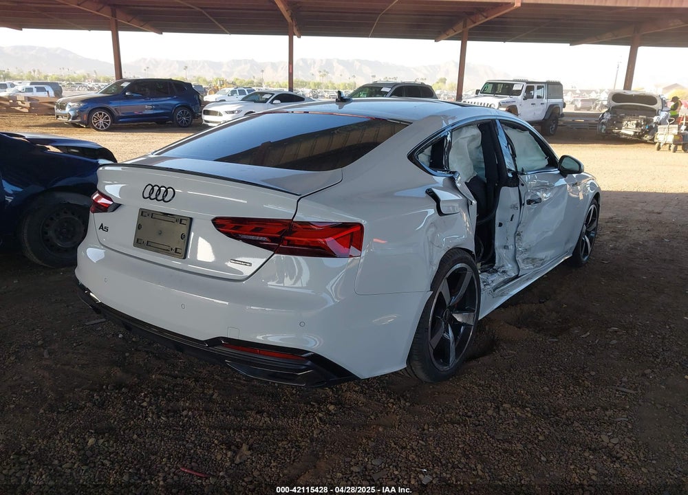 2023 AUDI A5 SPORTBACK PREMIUM PLUS 45 TFSI S LINE QUATTRO S TRONIC VIN: WAUFACF50PA037465
