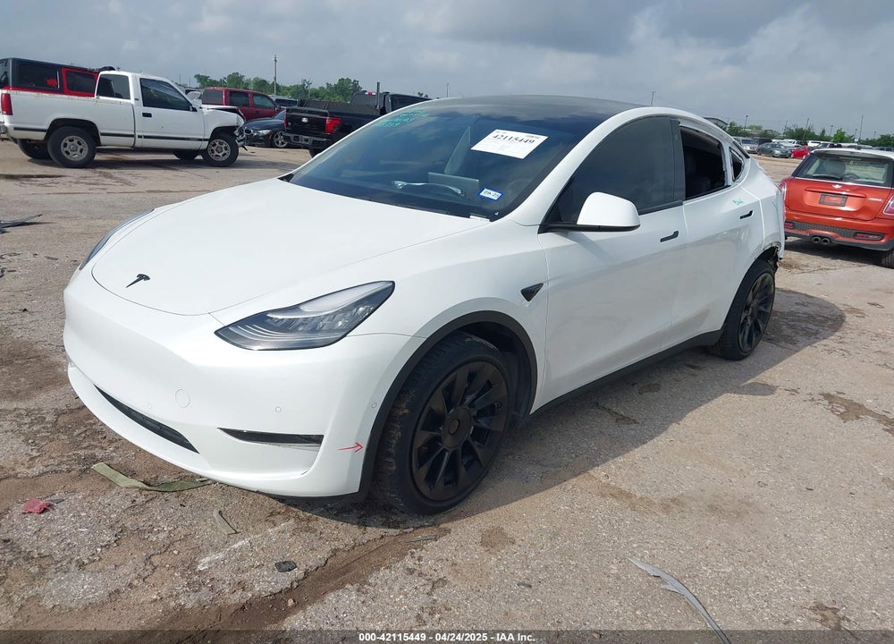 2020 TESLA MODEL Y VIN: 5YJYGDEEXLF008333