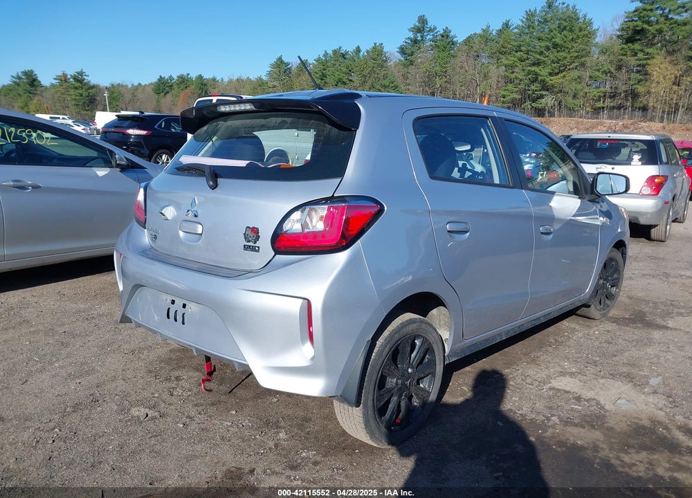 2022 MITSUBISHI MIRAGE BLACK EDITION VIN: ML32AWHJ1NH006102