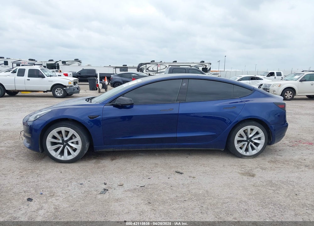 2022 TESLA MODEL 3 VIN: 5YJ3E1EA9NF189004