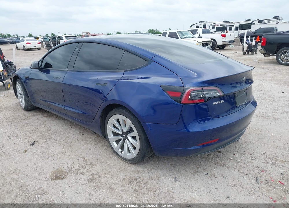 2022 TESLA MODEL 3 VIN: 5YJ3E1EA9NF189004
