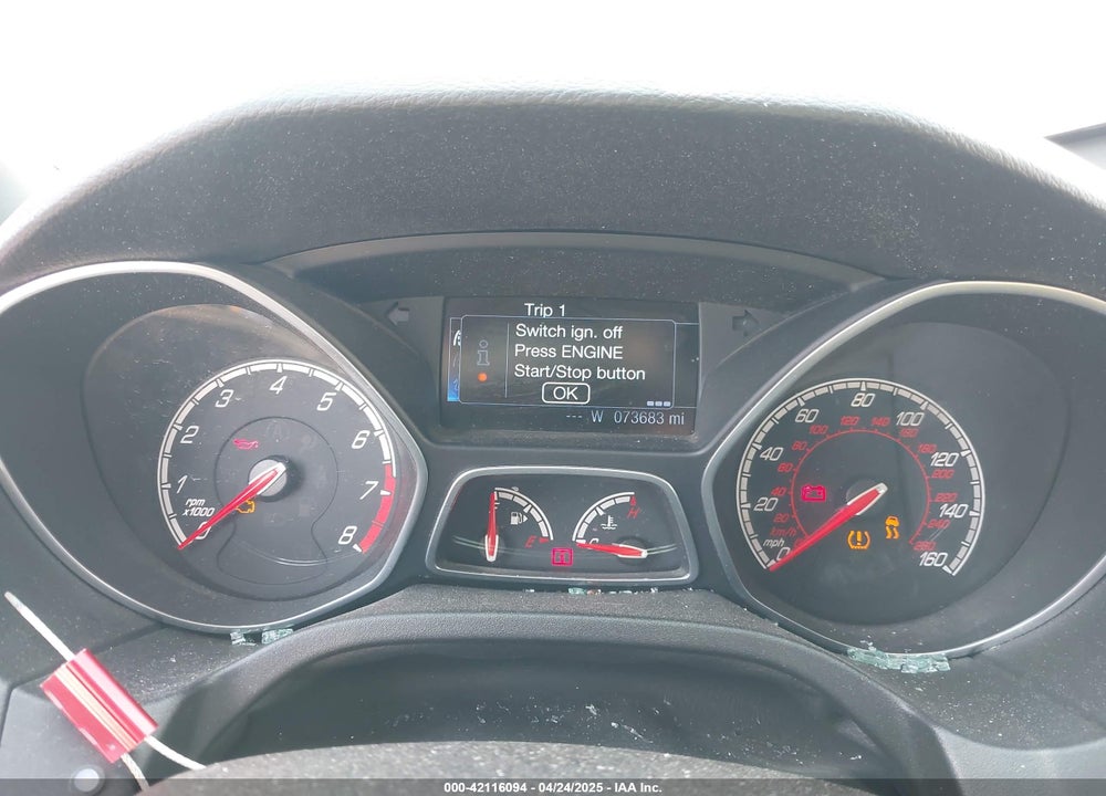 2013 FORD FOCUS ST VIN: 1FADP3L93DL196972