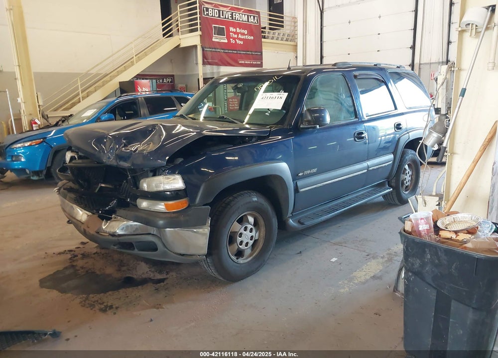 2002 CHEVROLET TAHOE LT VIN: 1GNEK13Z92R138450
