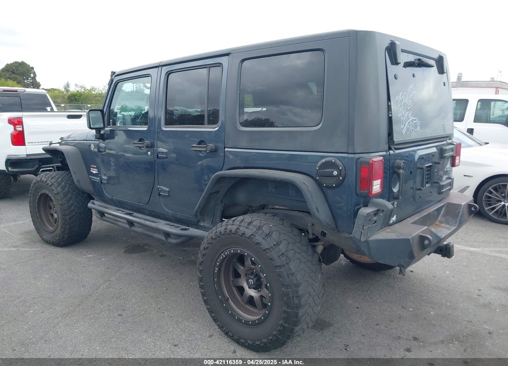 2008 JEEP WRANGLER UNLIMITED VIN: 1J8GA59138L525836
