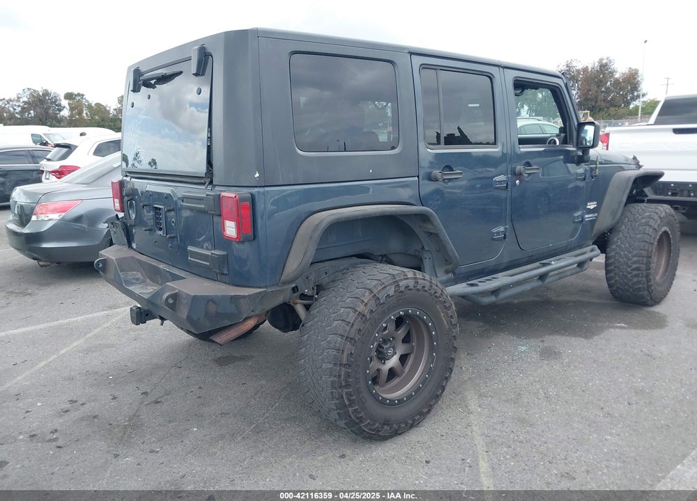 2008 JEEP WRANGLER UNLIMITED VIN: 1J8GA59138L525836
