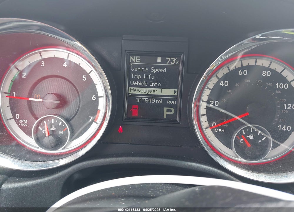 2013 DODGE DURANGO VIN: 1C4RDHAG0DC699432